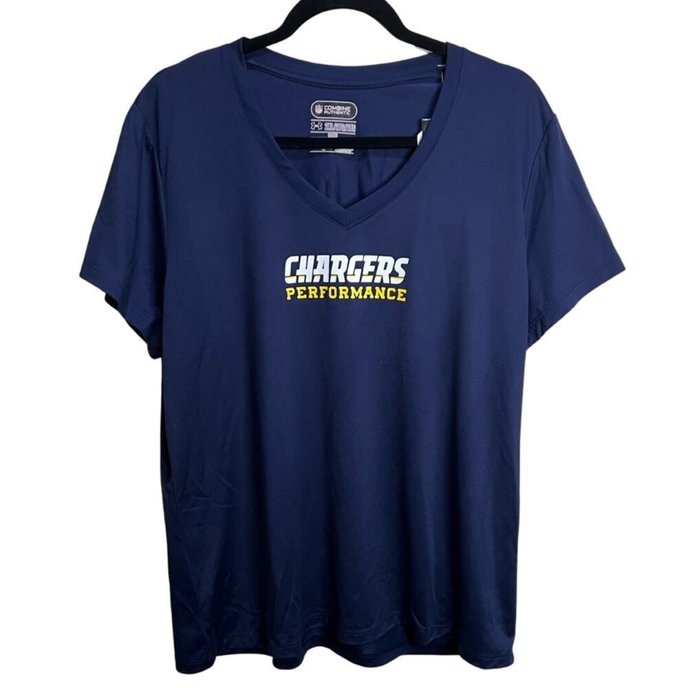 NFL x Under Armor Chargers Performance Tee Size 2XL